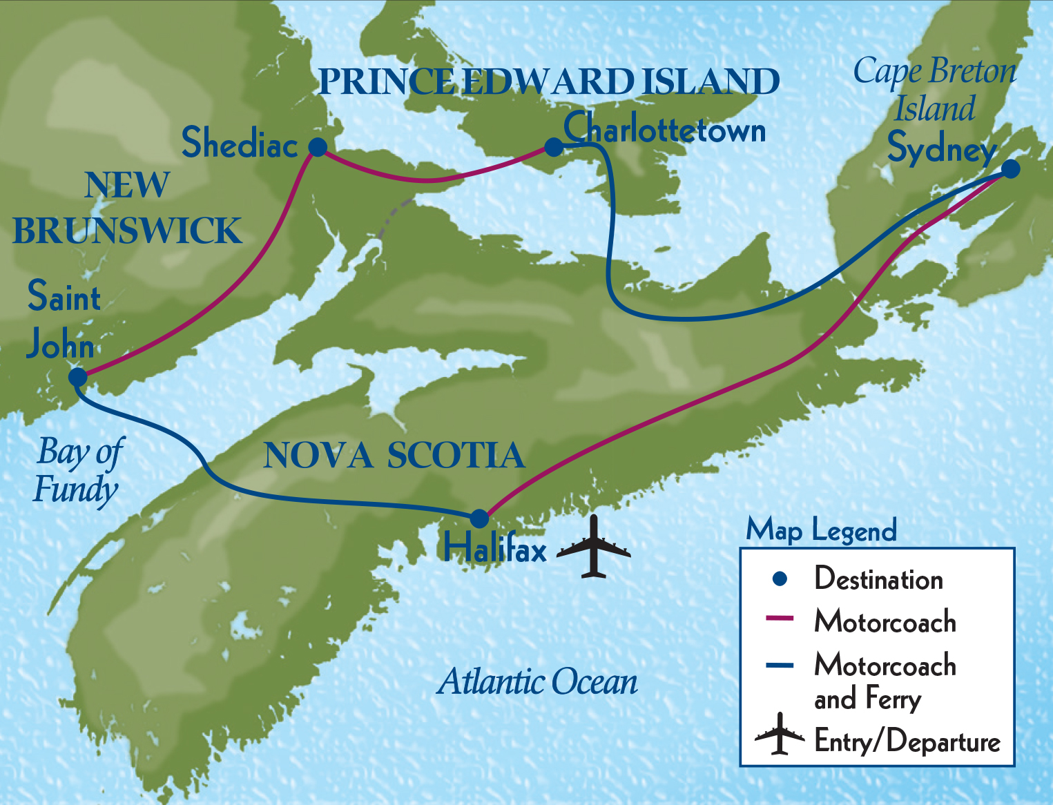 Great Bras D'Or, St. Andrews Channel and/et St. Anns Bay Canadian