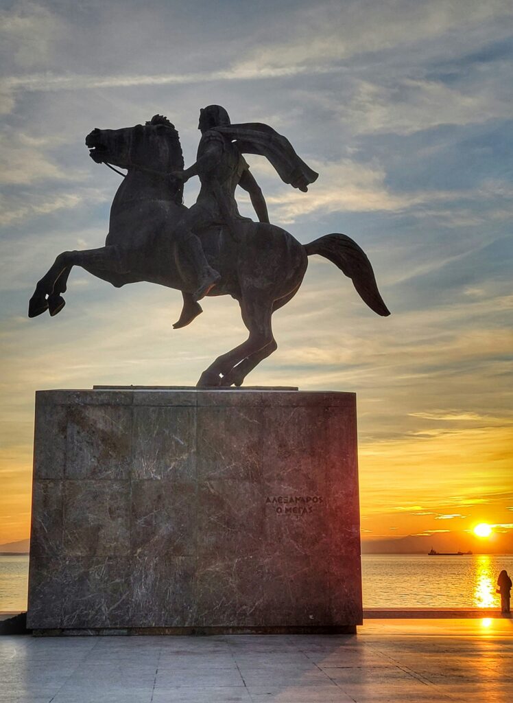 Alexander the Great statue Thessaloniki